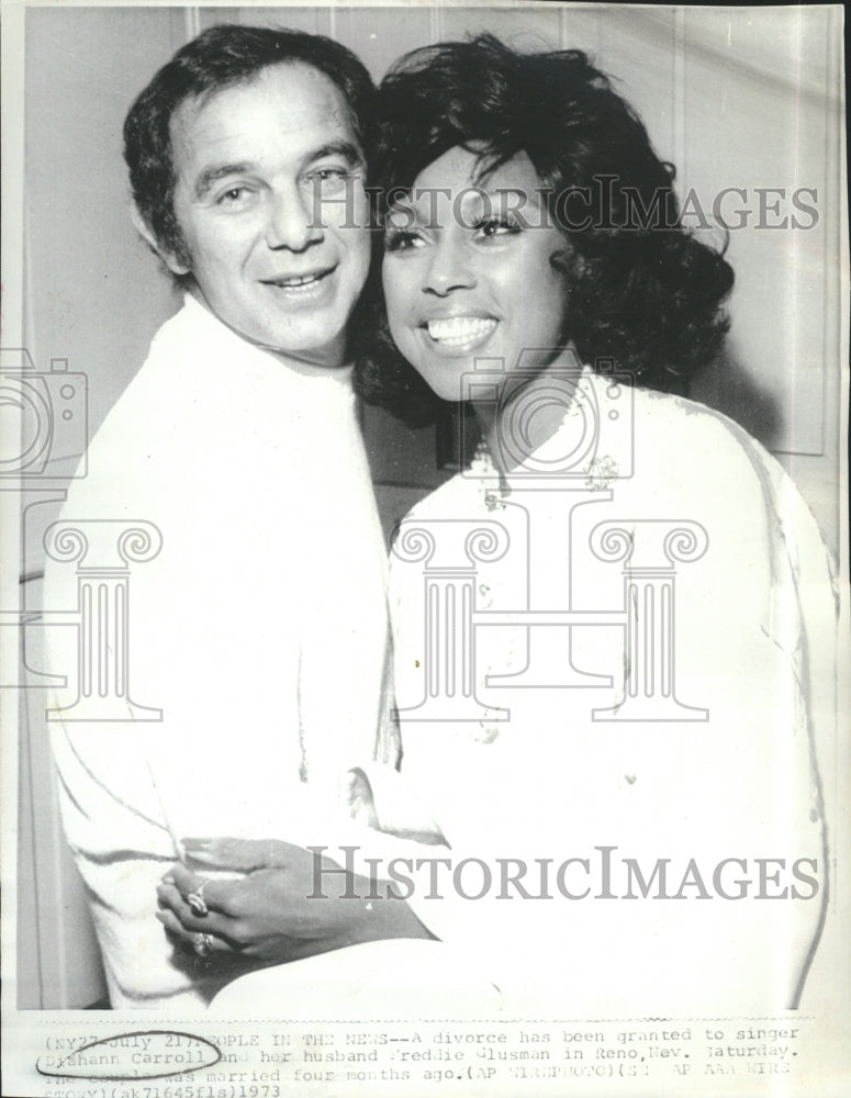 1979 Press Photo Divorce granted to singer Diahann Carroll & Freddie Glusman - Historic Images