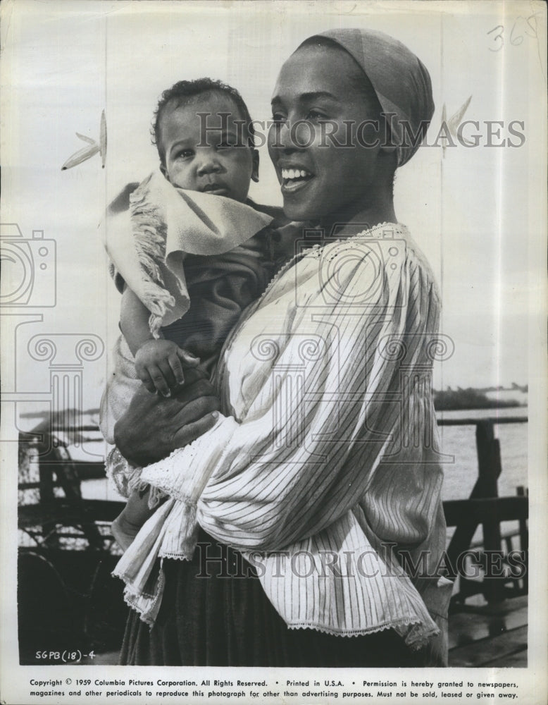 1959 Press Photo Diahann Carroll as Ciara in &quot;porgy and Bess&quot; - Historic Images