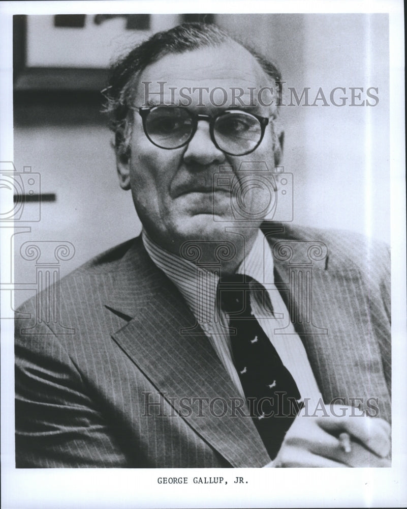 Press Photo George Gallup Jr - Historic Images