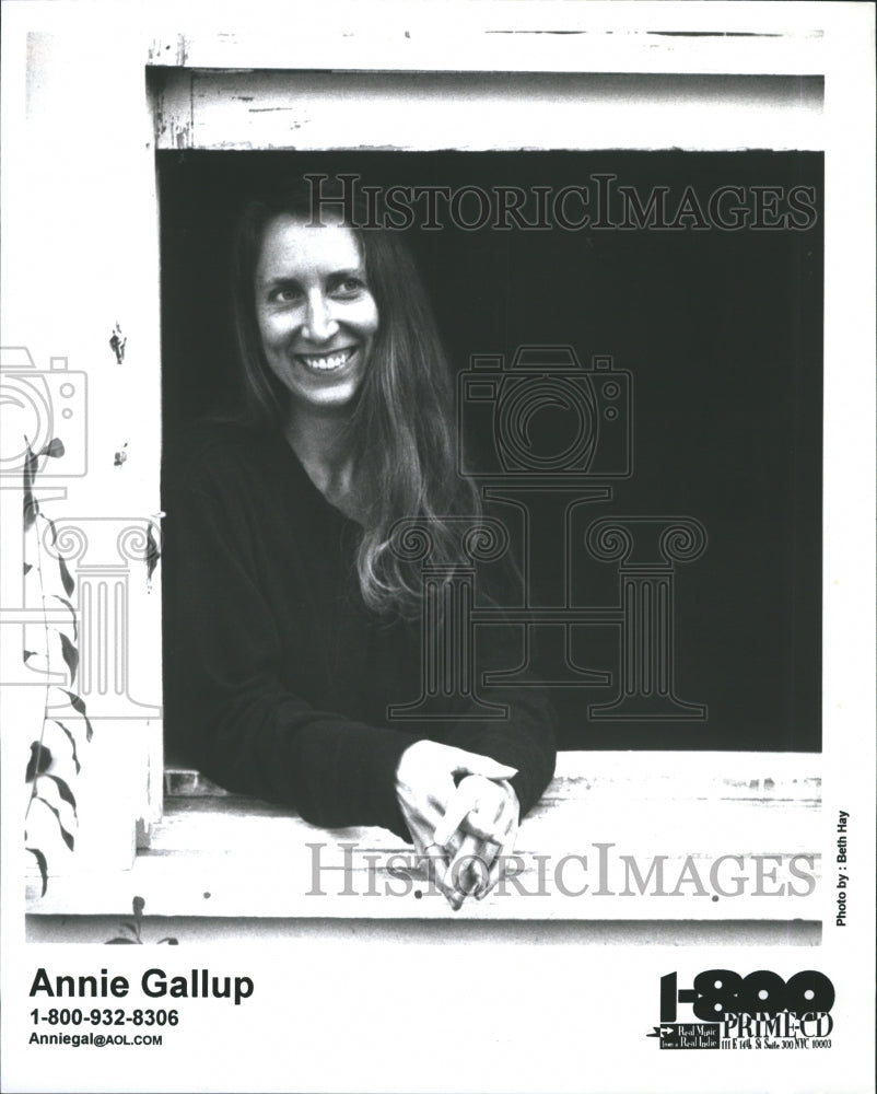 Press Photo Annie Gallup - Historic Images