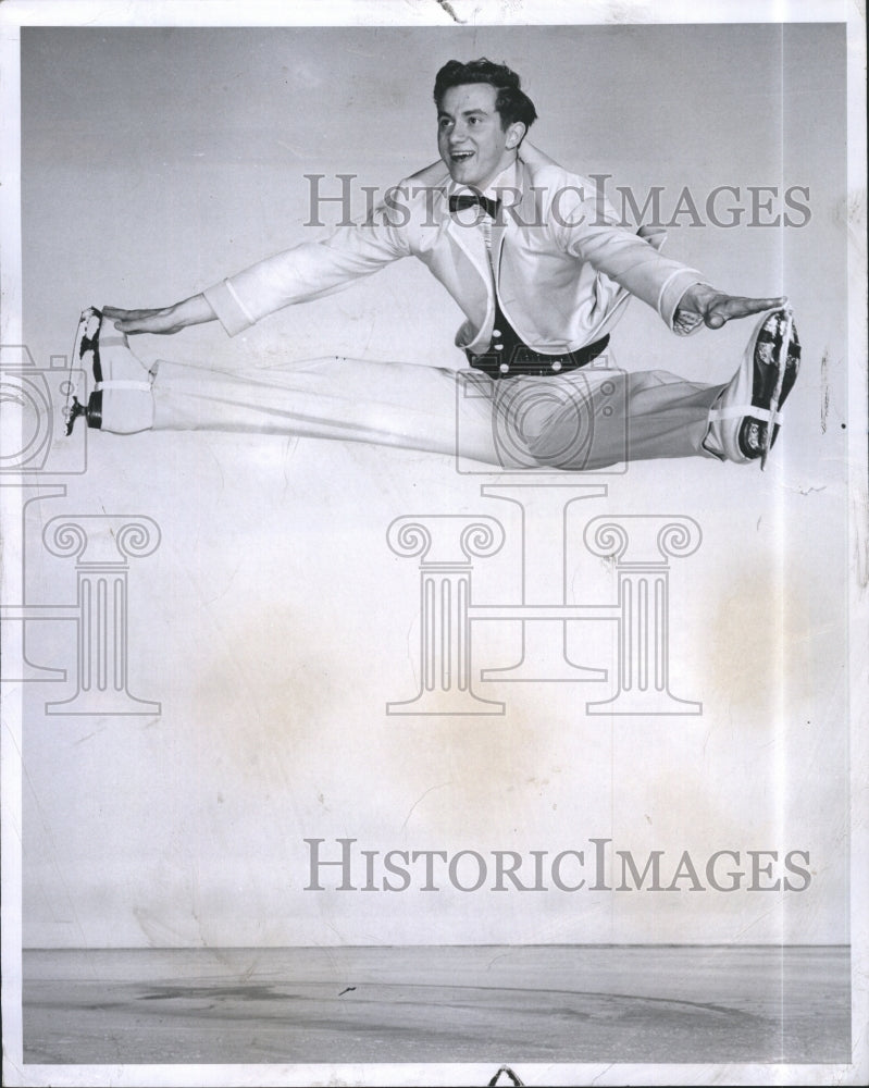 1968 Press Photo Buddy Zack, Figure Skater. - Historic Images