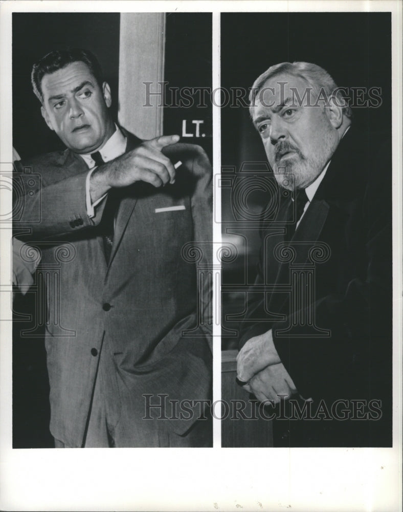 1989 Press Photo Actor Raymond Burr TV Show Perry Mason - Historic Images