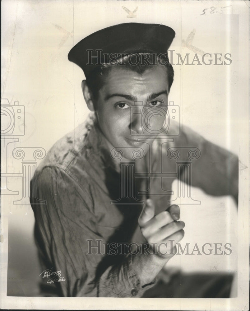 1950 Press Photo Dan Barton, Stefanowski, actor - Historic Images
