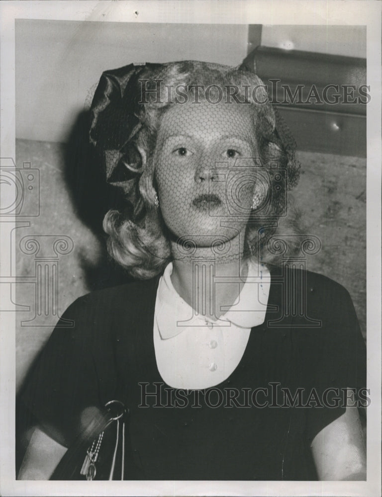 1947 Press Photo Mrs Ethel Deege - Historic Images