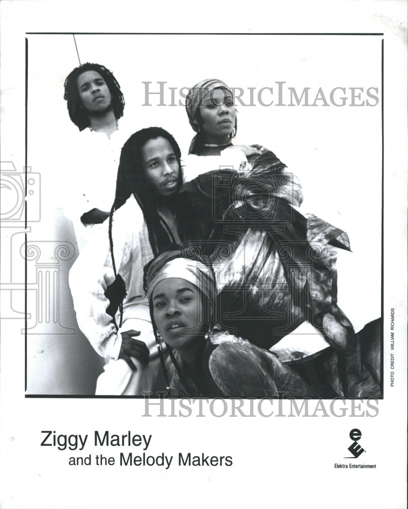 1996 Press Photo Ziggy Marley &amp; the Melody Makers - Historic Images