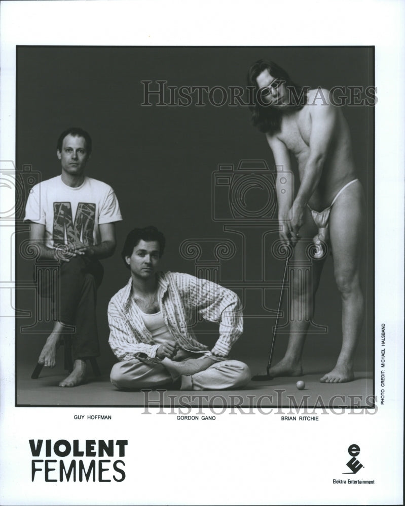 Press Photo VIOLENT FEMMES Guy Hoffman Gordon Gano Brian Ritchie - Historic Images