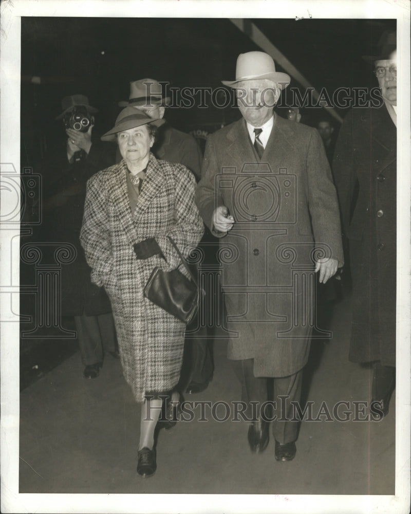 1938 Press Photo Vice President &amp; Mrs. Garner - Historic Images