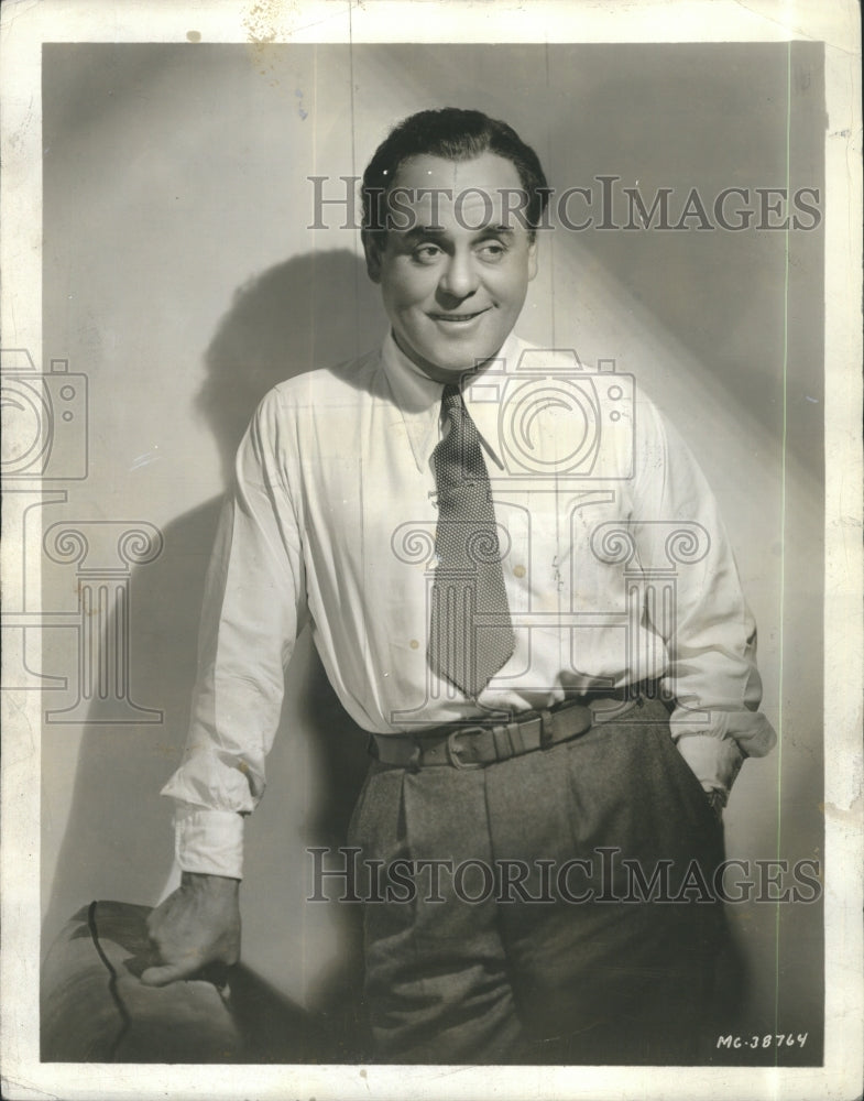 1935 Press Photo Leo Carrillo Famous Star - Historic Images