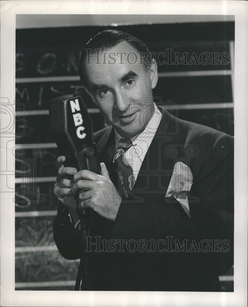 1948 Press Photo Walter O'Keefe Hosts Double Or Nothing - Historic Images