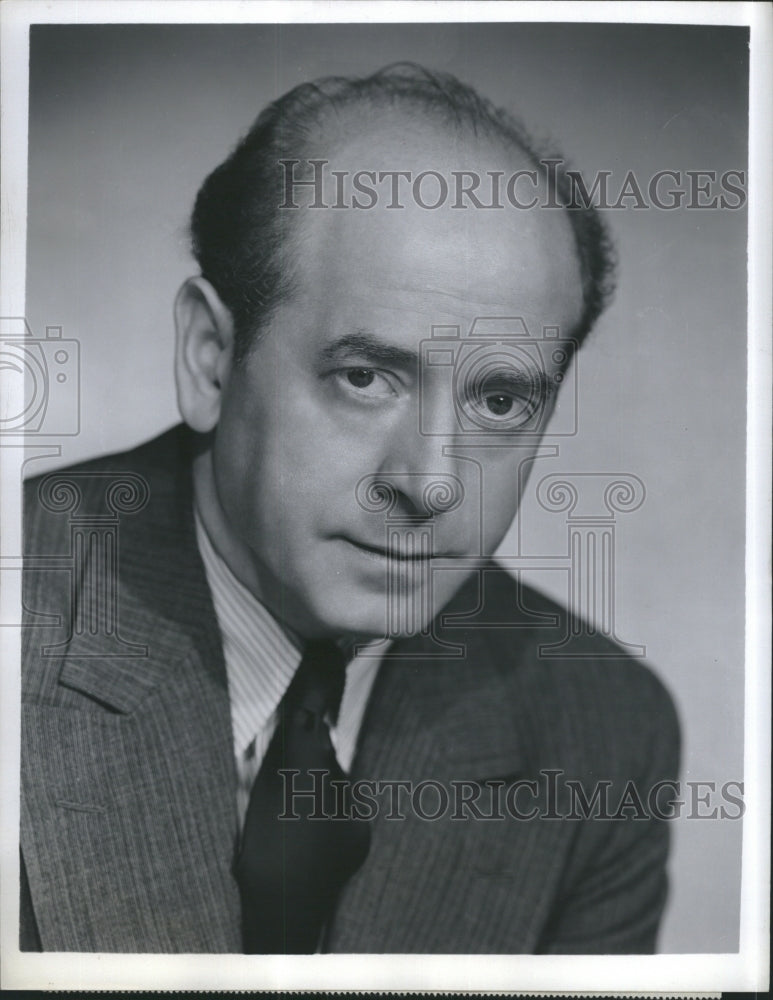 1946 Press Photo Eugene Ormandy Philadelphia Orchestra Conductor - Historic Images