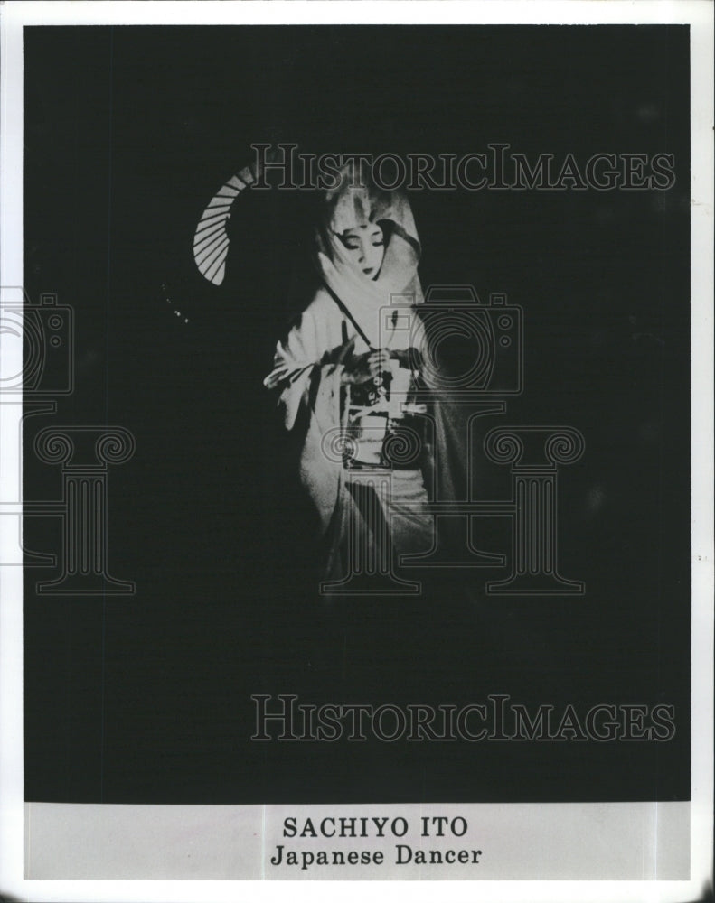 1988 Press Photo Japanese Dancer Sachiyo Ito - Historic Images