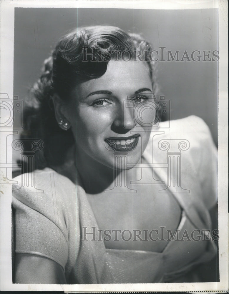 1949 Press Photo Actress Eileen Wilson In Your Hit Parade - Historic Images