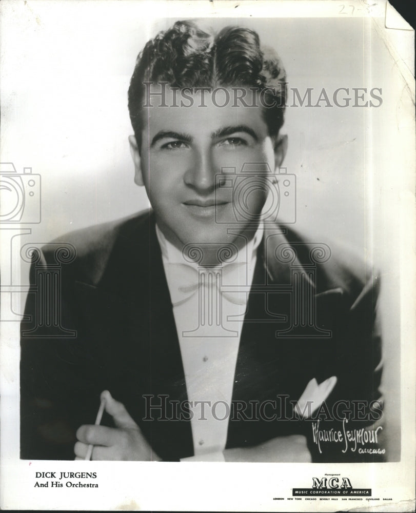 1942 Press Photo Dick Jurgens and His Orchestra, MCA - Historic Images