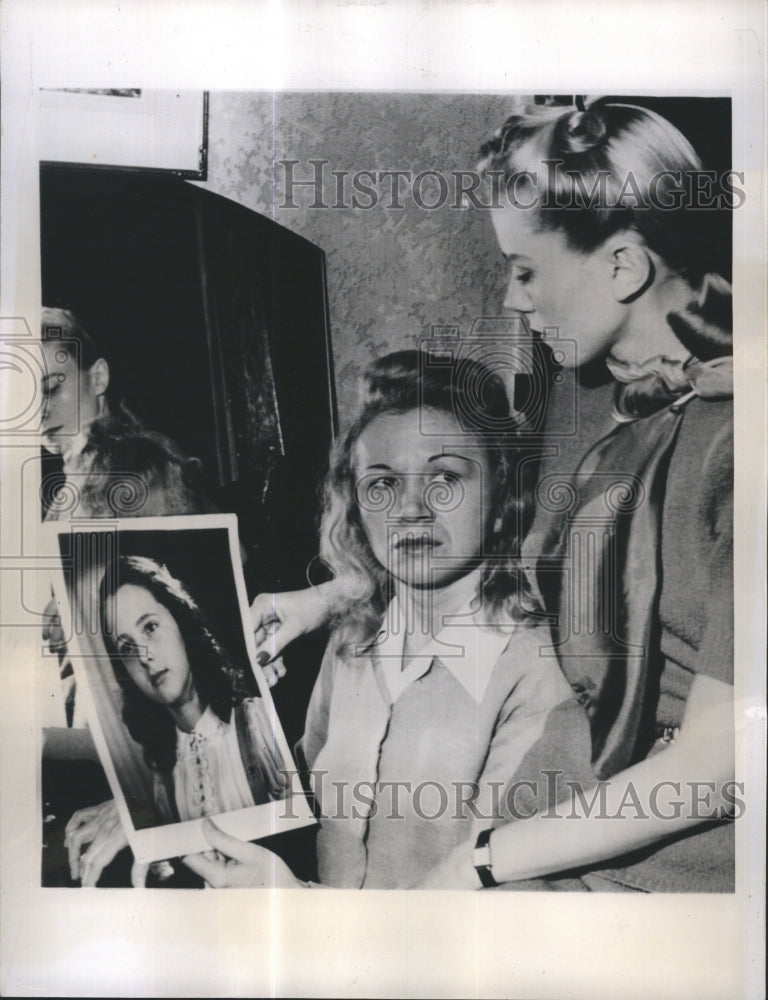 1948 Press Photo Clara Horner Mother Of Missing Pianist Jacqueline - Historic Images