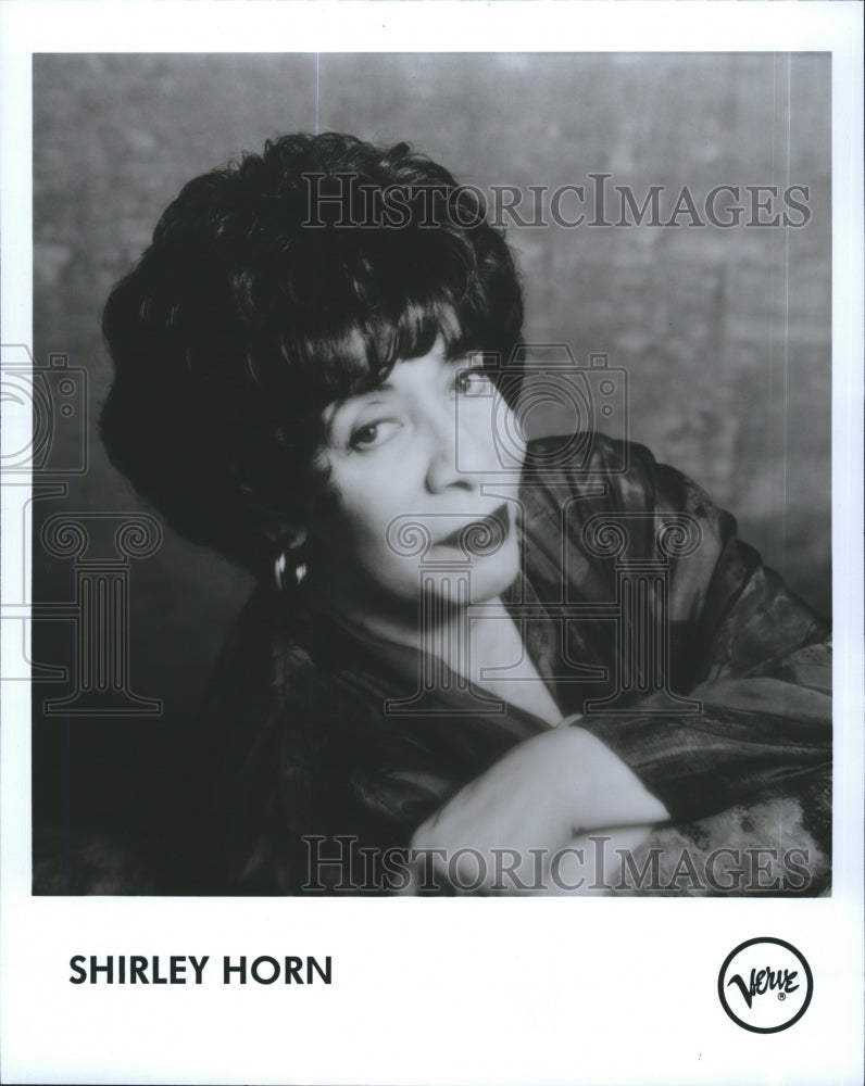 1993 Press Photo Jazz Vocalist &amp; Pianist Shirley Horn - Historic Images