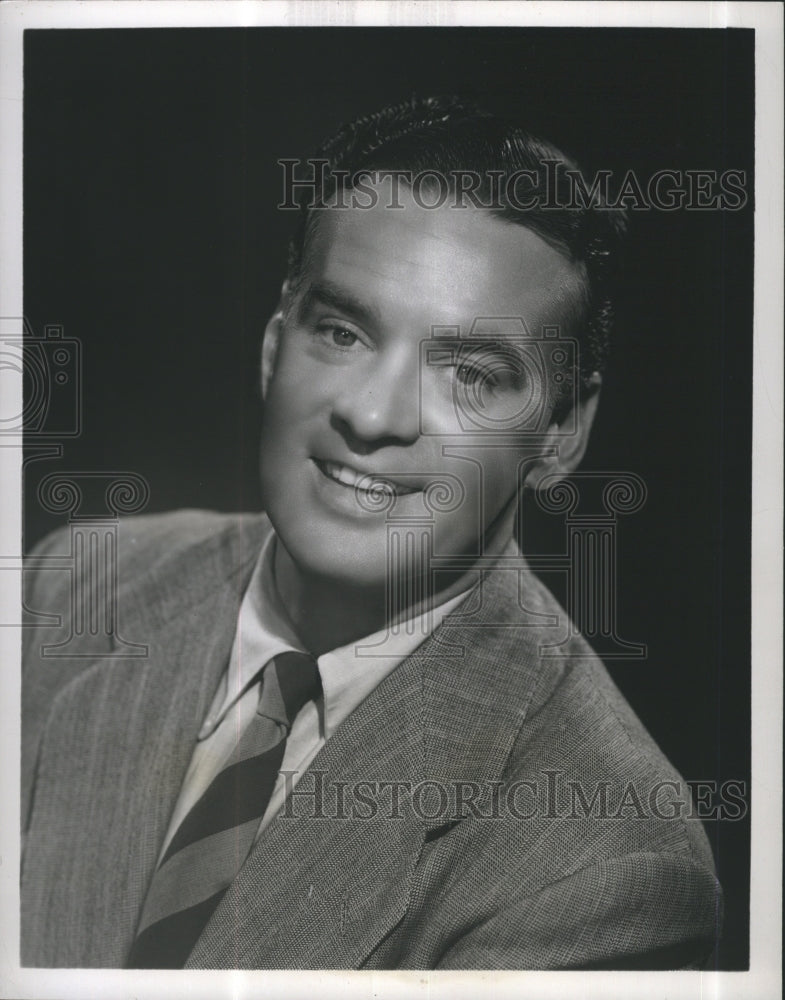 1948 Press Photo Ray Heatherton, radio, stage - Historic Images