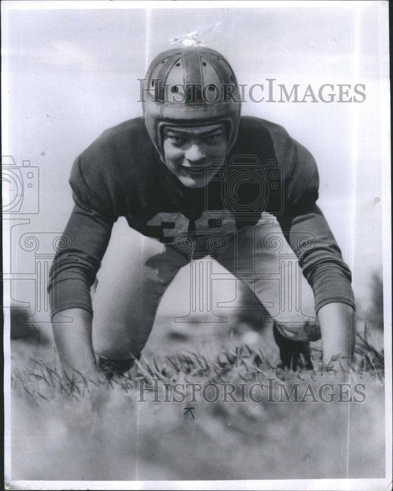 1969 Press Photo Football Player Lloyd Bucher - Historic Images