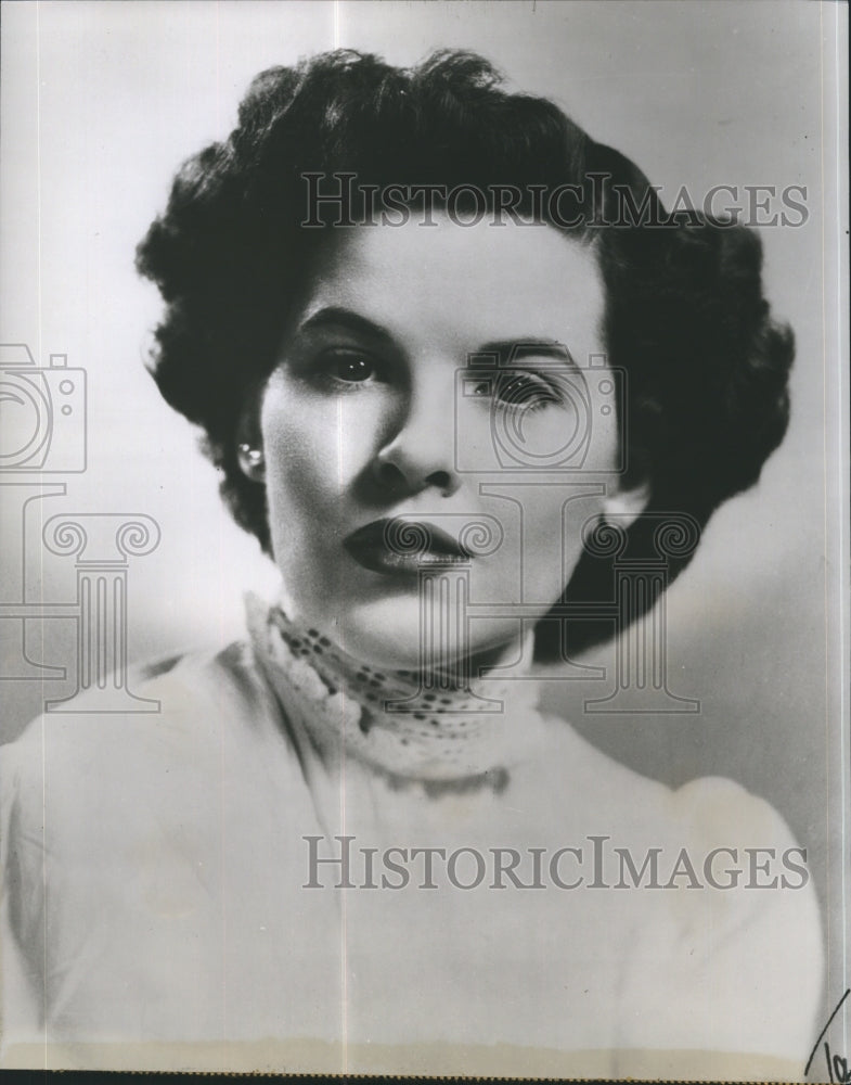 1952 Press Photo Frances Waller To Star In The Trial Of Stephen Kent - Historic Images