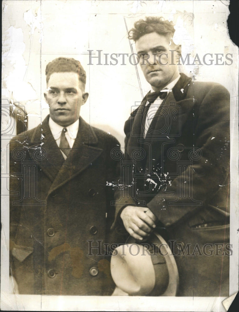 1933 Press Photo Kenneth and Cyril Buck held in Kidnapping - Historic Images