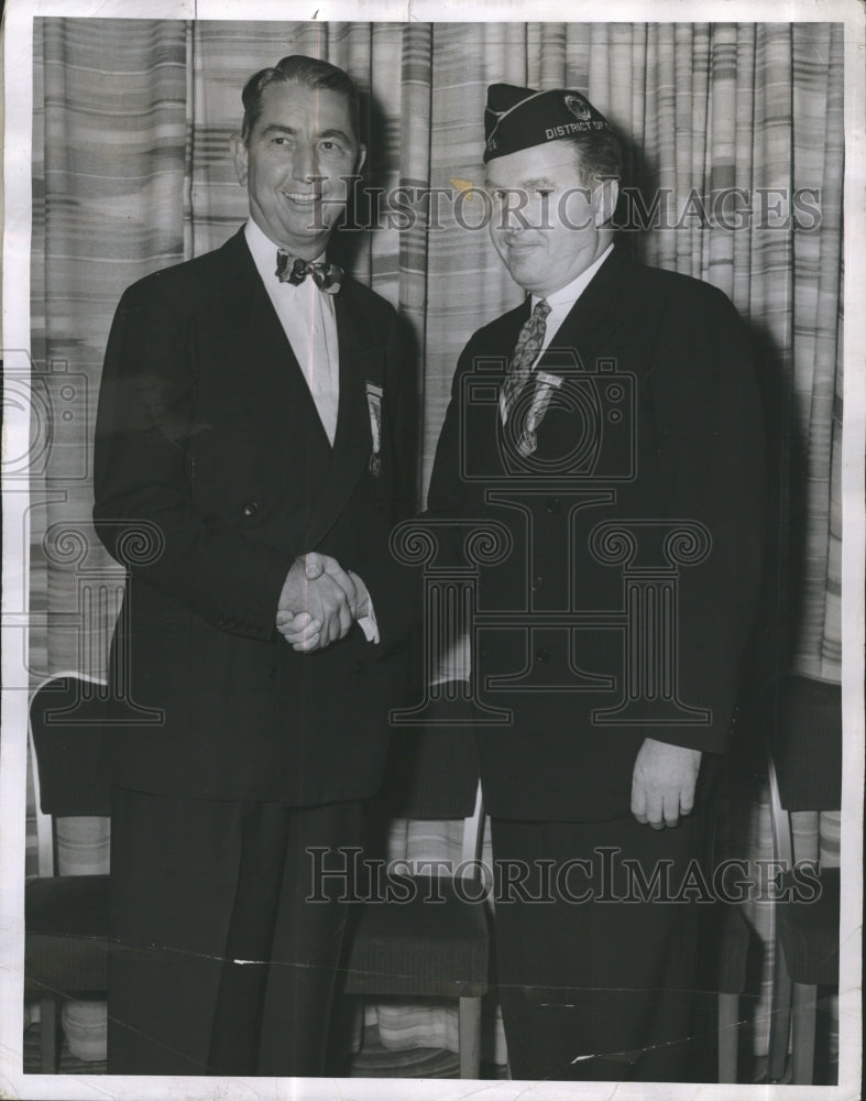 1949 Press Photo Attorney General Tom C Clark &amp; Joseph Rogers - Historic Images