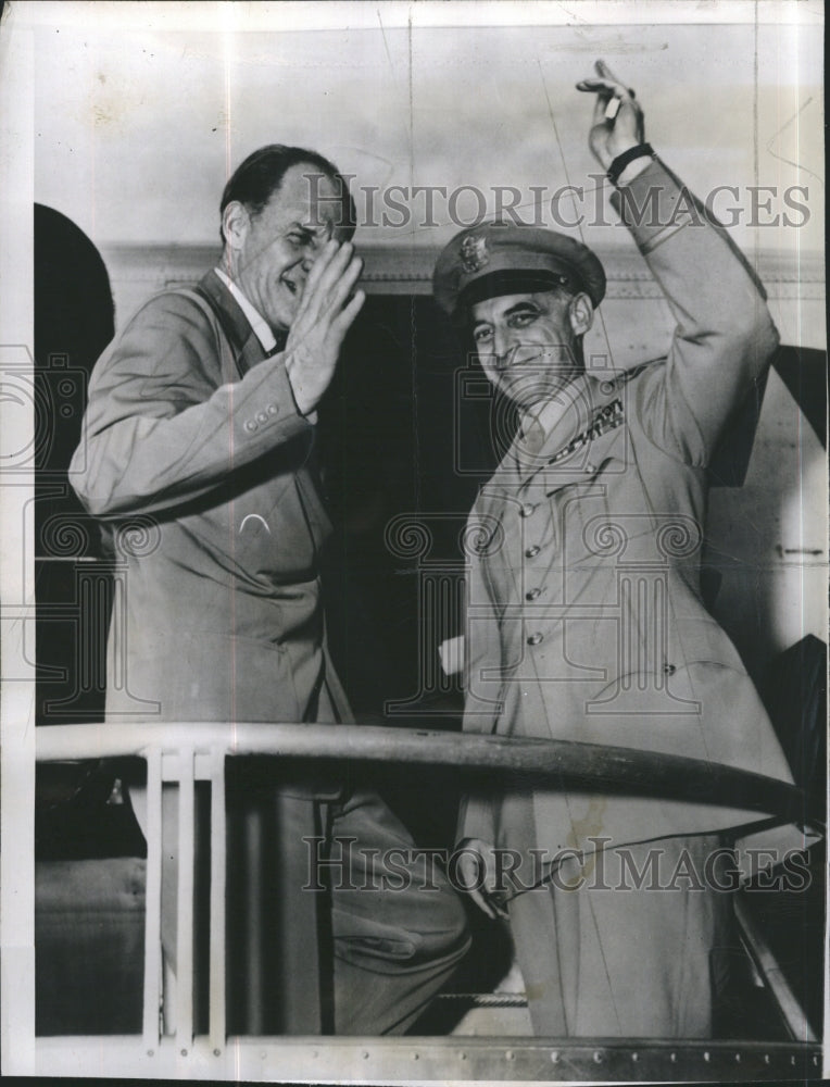 1948 General Lucius D Clay and Robert Murphy - Historic Images