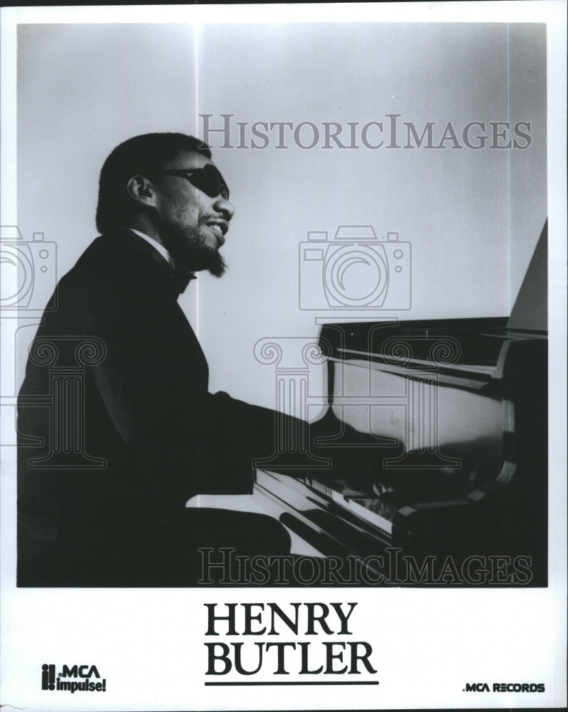 Press Photo Singer/Musician Henry Butler - Historic Images