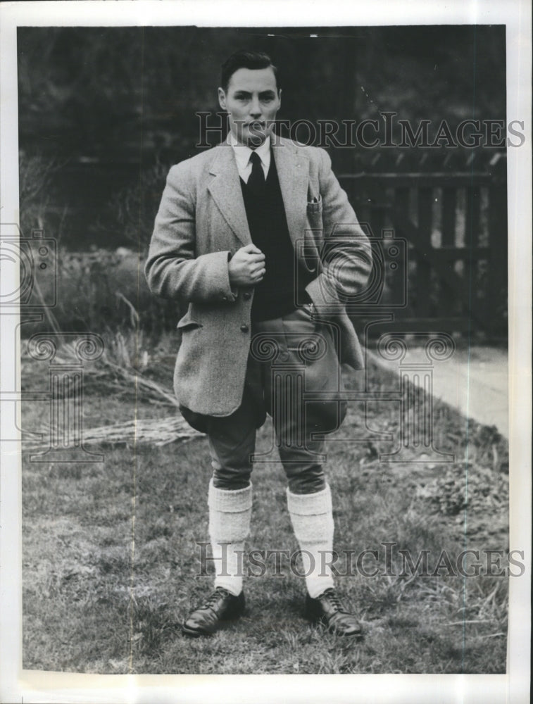 1956 Press Photo Science Teacher Mr Oliver Bury - Historic Images