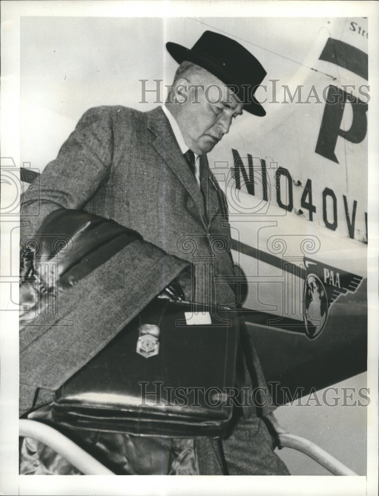 1956 Press Photo Judge William Clark, former Chief Justice of U.S Court. - Historic Images