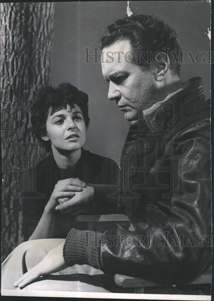 1956 Press Photo Anne Bancroft in "Key Largo" - Historic Images