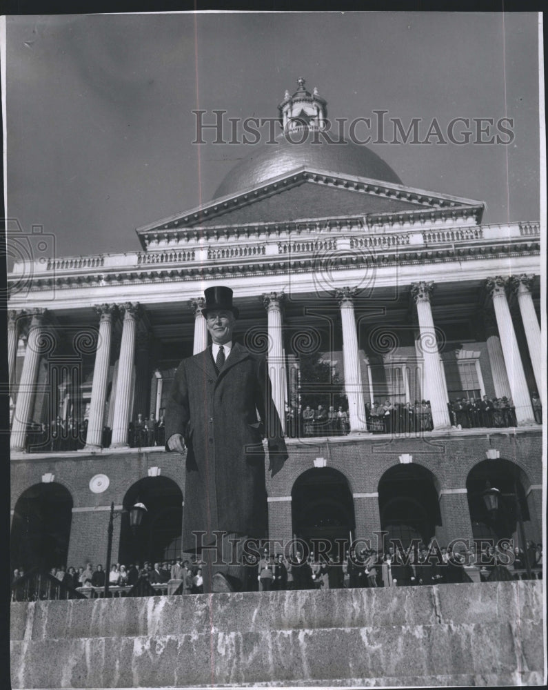 1960 Press Photo Ex Massachusetts Gov Christian Herter - Historic Images