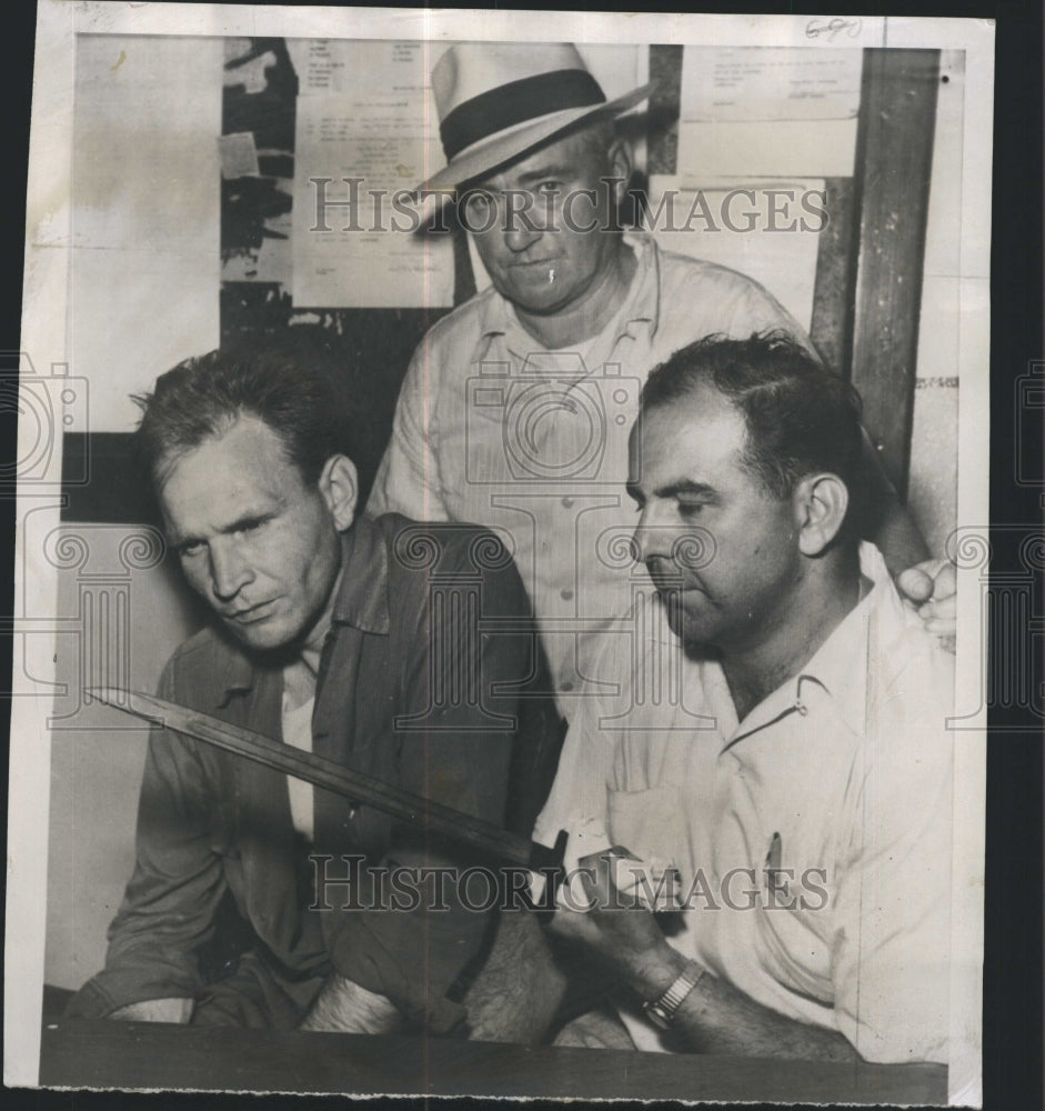 1955 Press Photo Robert Heppler Admitted Attacking A Woman with Bayonet - Historic Images