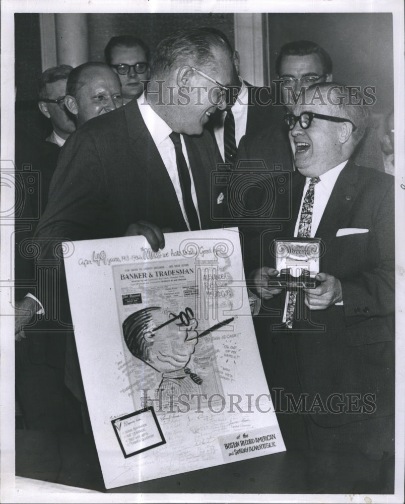 1962 Press Photo Alexander R. MacGregor and E. Earl Hawkes - Historic Images