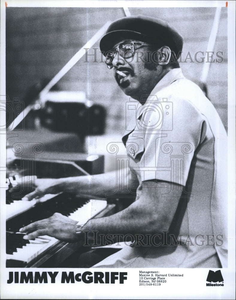 1986 Press Photo Jimmy McGriff - Historic Images