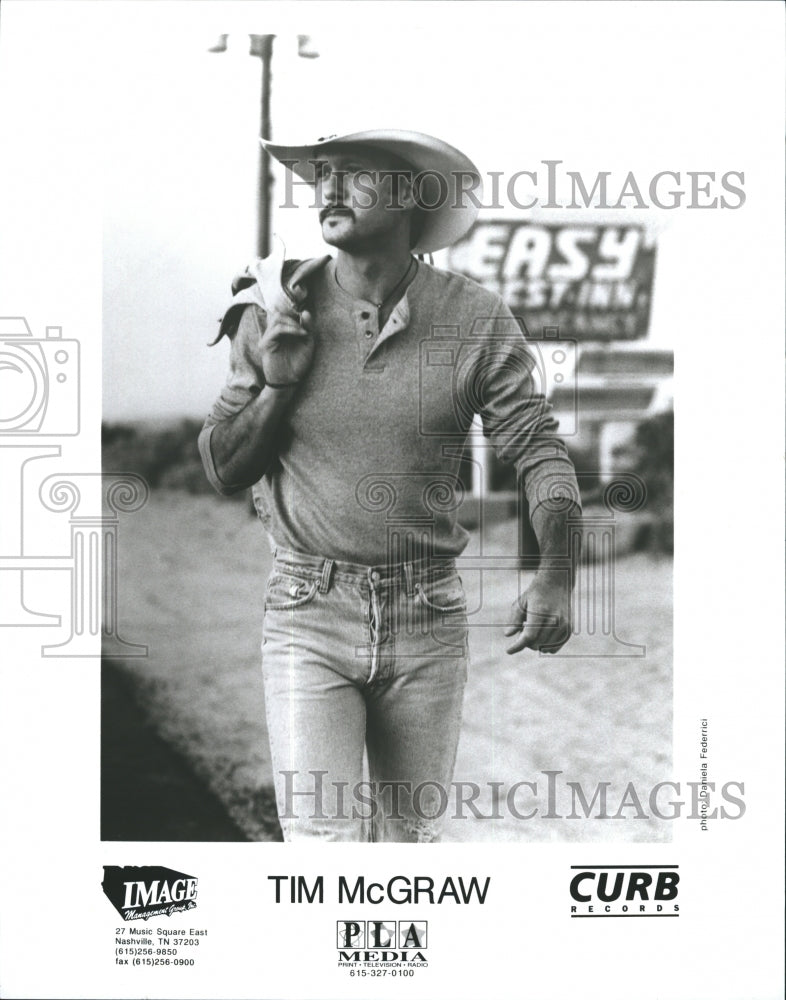 Press Photo Tim McGraw - Historic Images