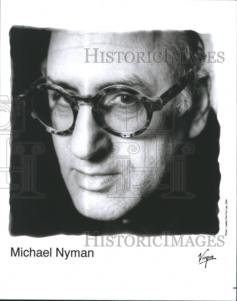 Press Photo Michael Nyman British composer of minimalist music, pianist. - Historic Images