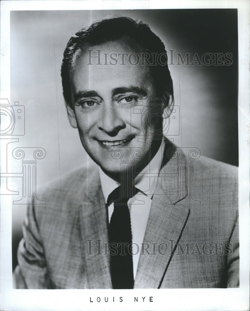 1970 Press Photo Comedian actor Louis Nye - Historic Images