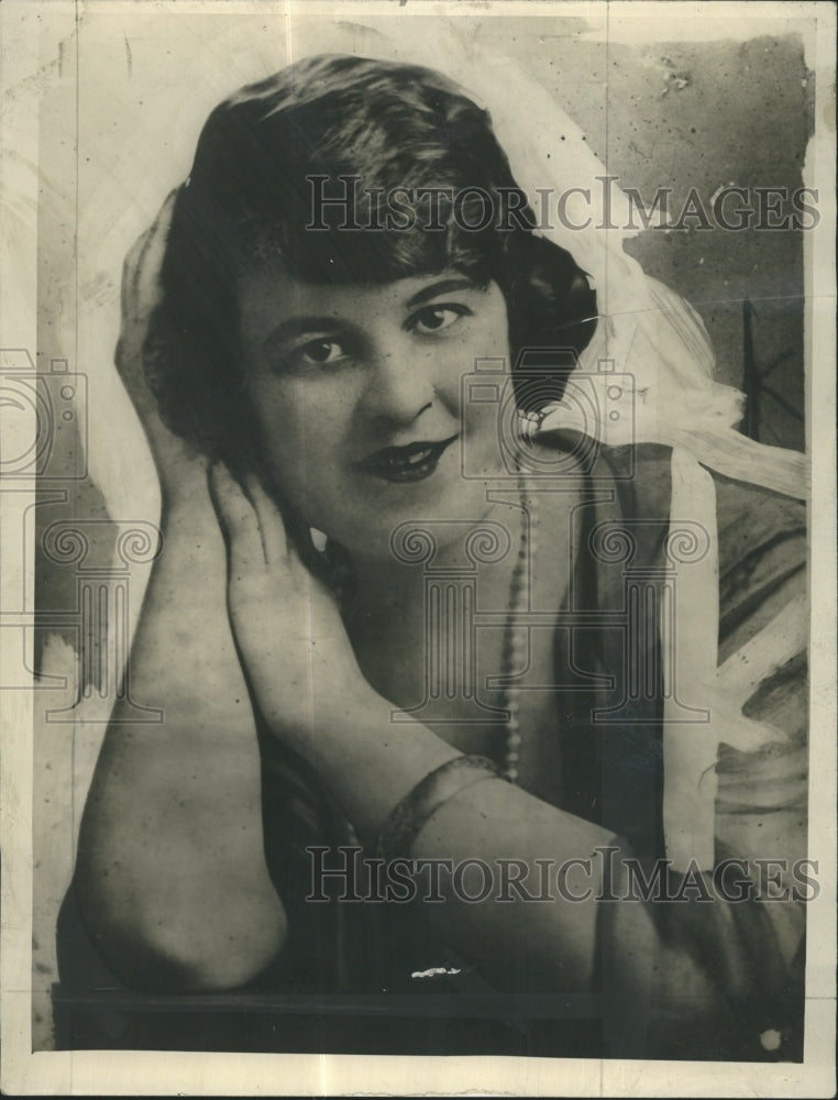 1924 Press Photo Eleanor Barnes . - Historic Images