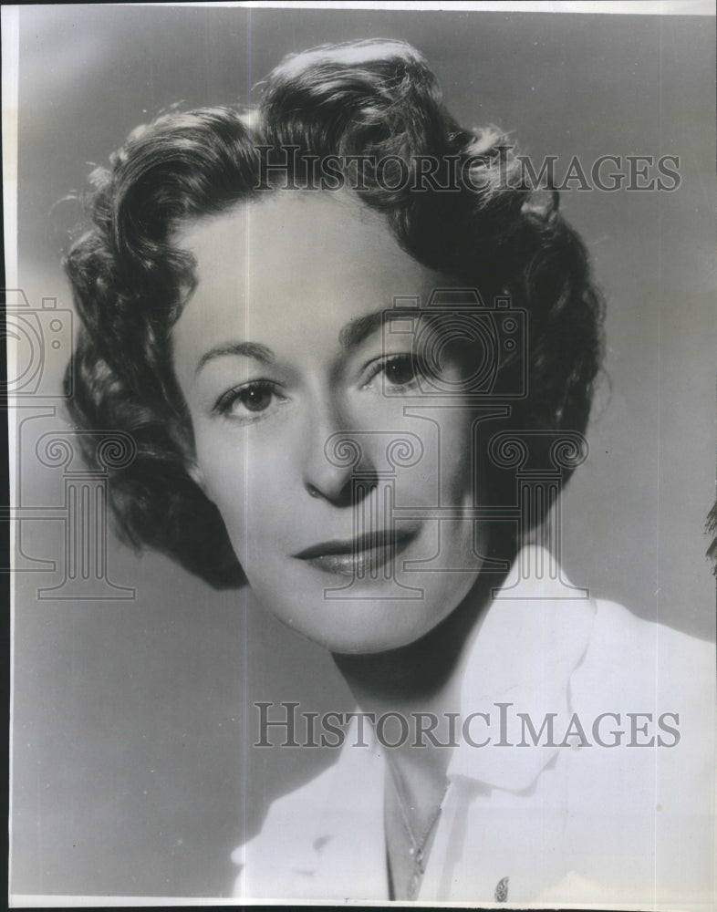 1957 Press Photo Eileen Heckart stars play &quot;The Dark At The Top of the Stairs&quot; - Historic Images