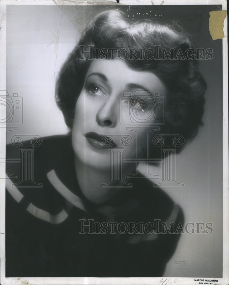 1953 Press Photo Eileen Heckart Featured in William Inge&#39;s Play &quot;Picnic&quot; - Historic Images