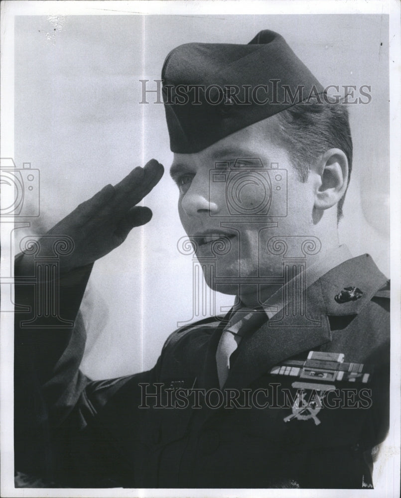 1973 Press Photo Marine Sergeant Leonard Budd POW - Historic Images