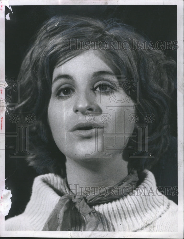 1970 Press Photo Cabaret Singer Julie Budd TV Program Ed Sullivan Show - Historic Images