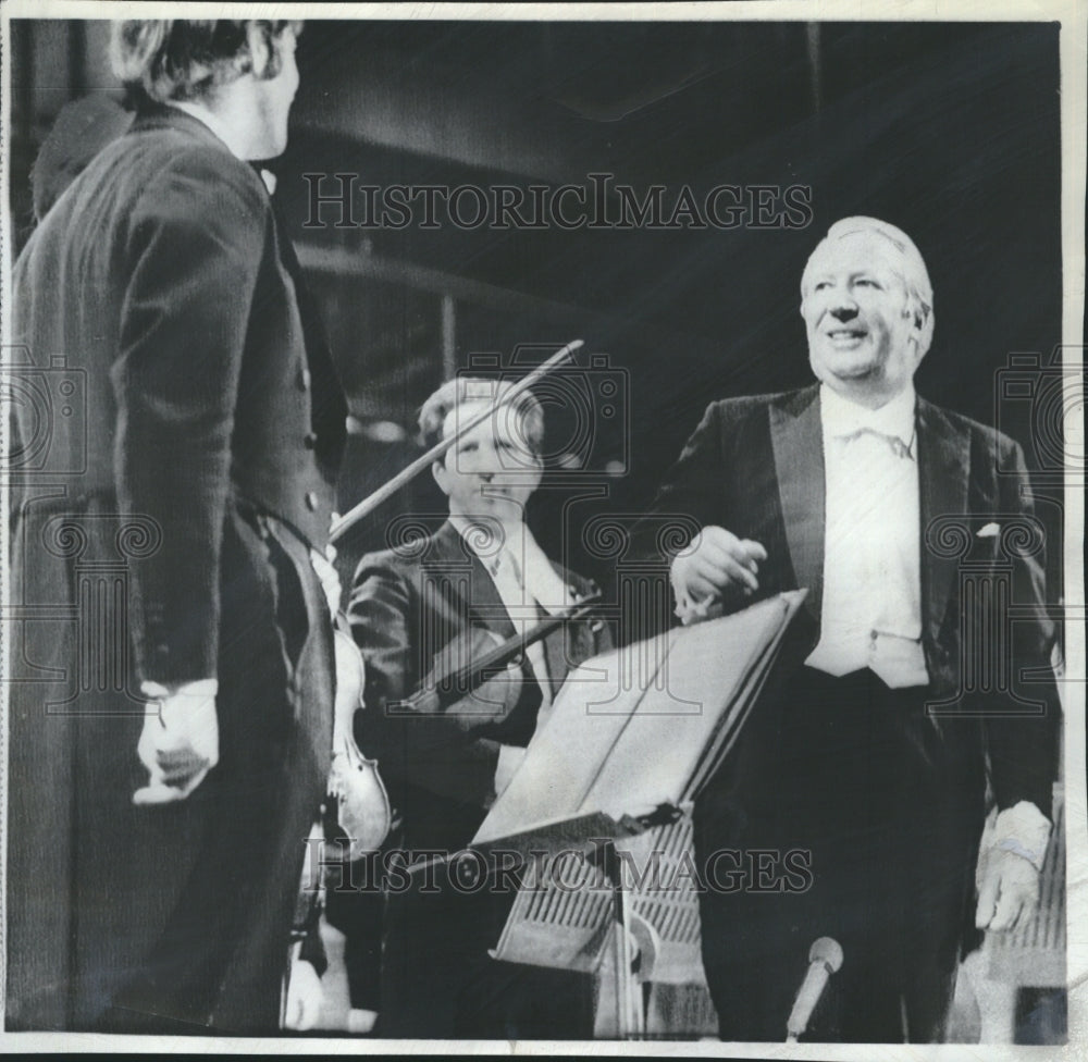 1971 Press Photo British Prime Minister Edward Heath at London&#39;s Royal Festival - Historic Images