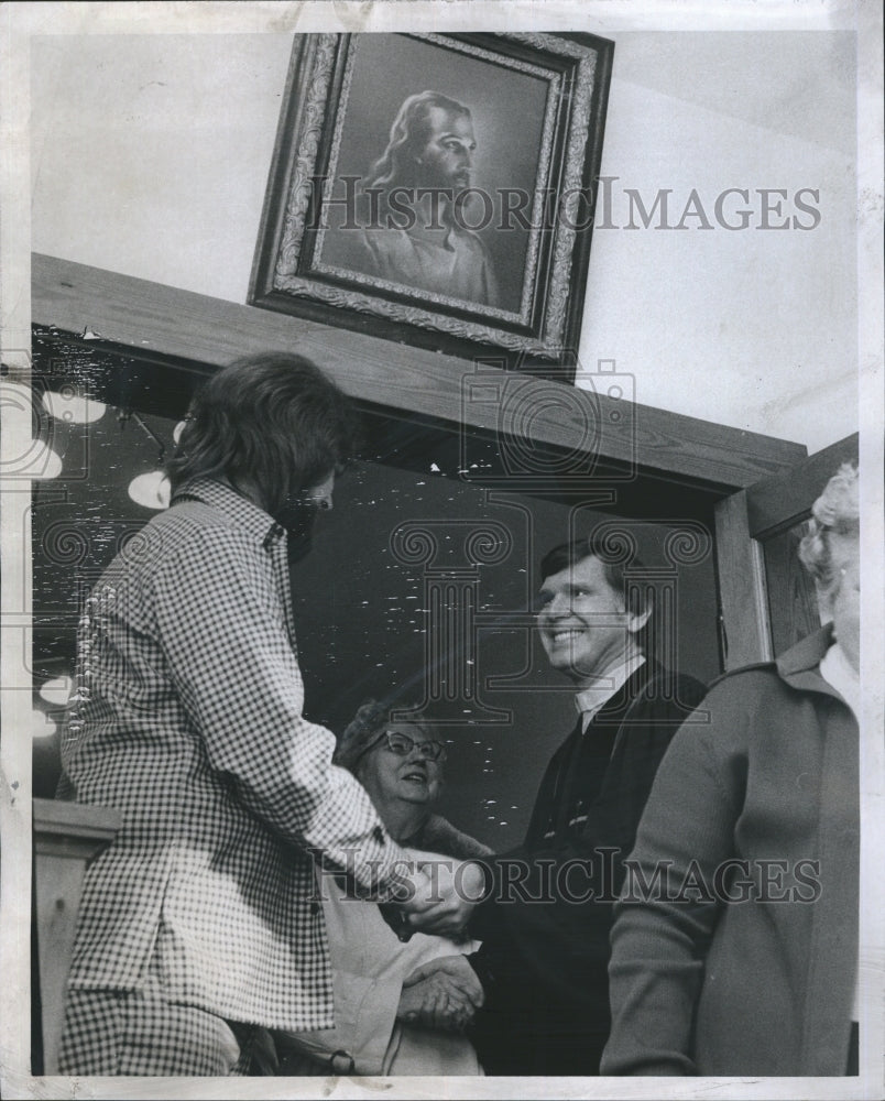 1975 Press Photo Reverend R Gary Heikkila Mission Street Congregational Church - Historic Images