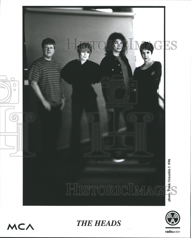 1996 Press Photo Members Of Rock Group The Head - Historic Images