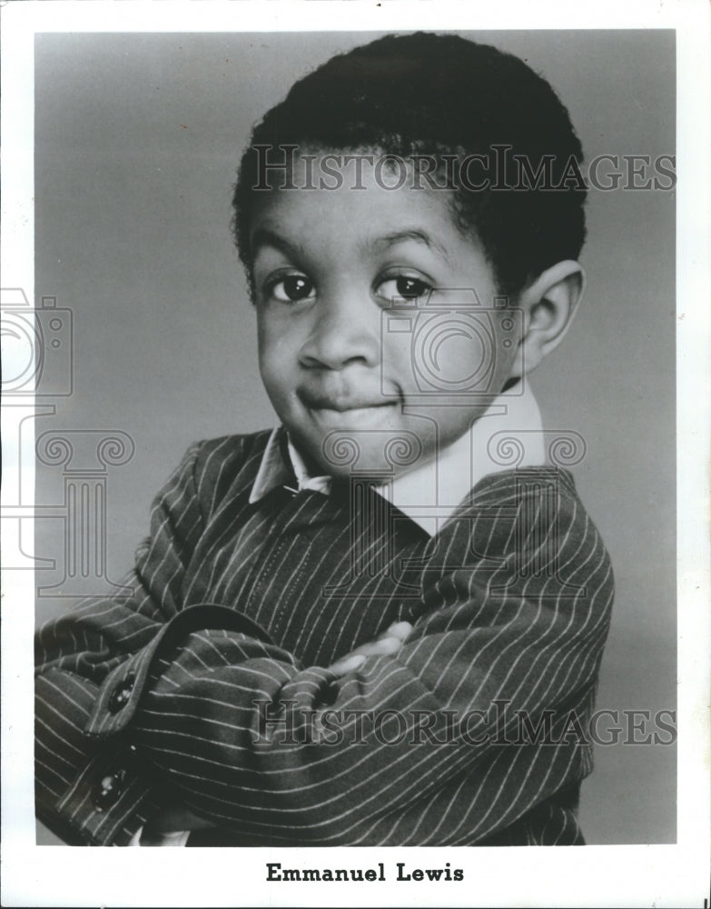 Press Photo child actor Emmanuel Lewis - Historic Images