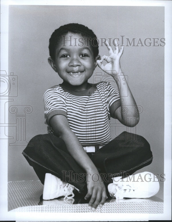 1983 Press Photo Emmanuel Lewis, American actor stars in Webster ...