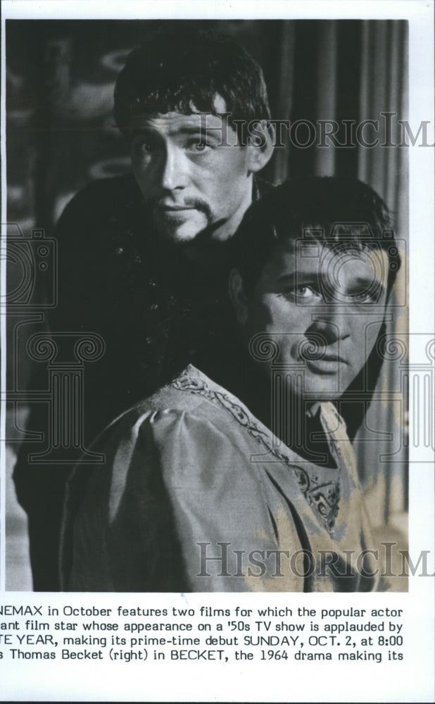 1964 Press Photo Thomas Becket in &quot;Becket&quot; - Historic Images