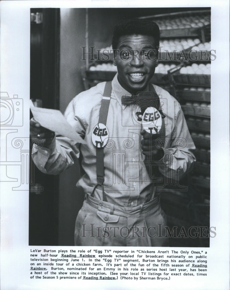 Press Photo Chickens Aren&#39;t the Only Ones, Starring Levar Burton - Historic Images