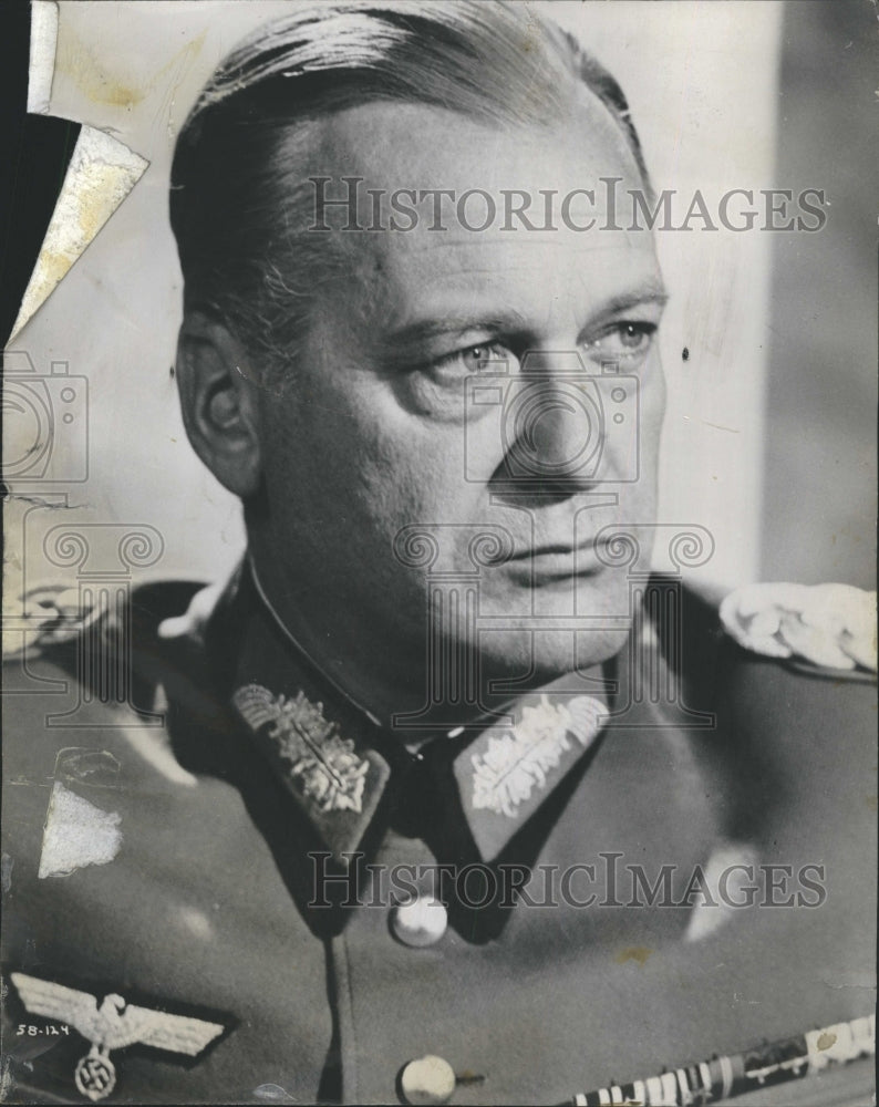 1963 Press Photo Curt Jurgens, Actor - Historic Images