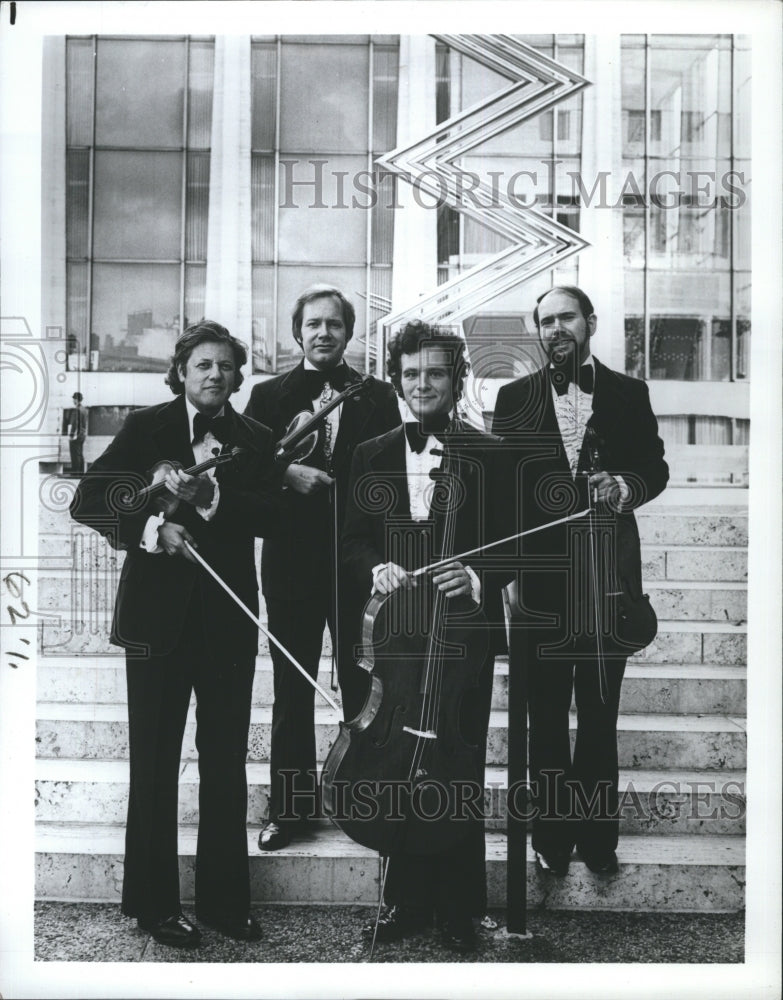 Press Photo Juilliard String Quarter, a classical music string quartet - Historic Images